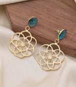 Sky blue color amrapali earrings