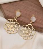 White color amrapali earrings