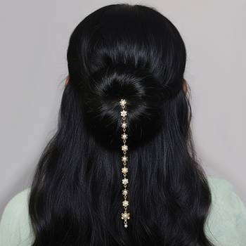 Gold color hair pin 2