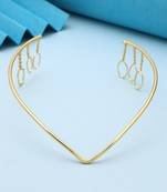 Gold color hair crown