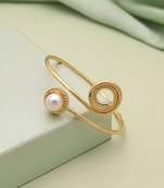 White color gold plated bracelet