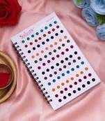 Assorted color plain mini bindi book for women & girls- total pieces- 960