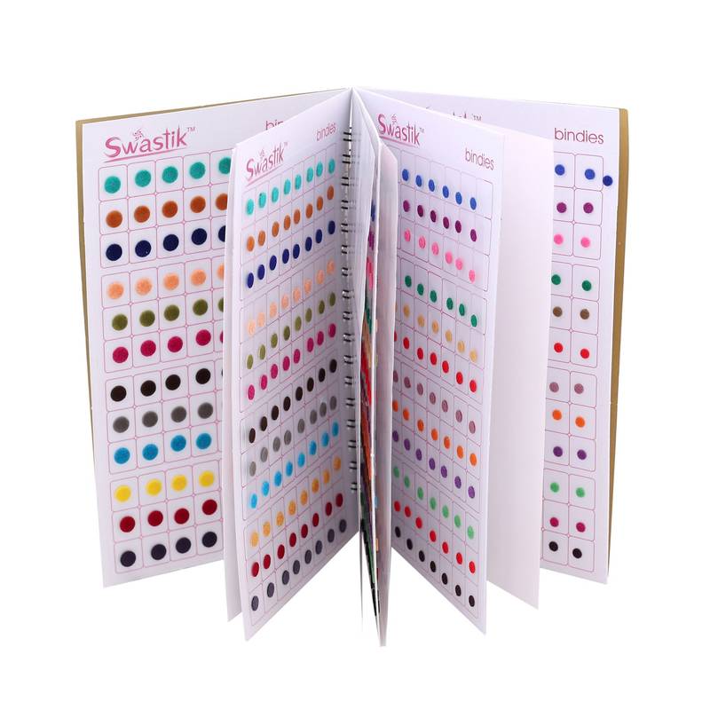 Assorted color bindi book for women & girls- total pieces- 960