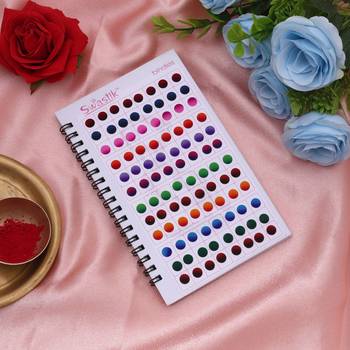 Assorted color bindi book for women & girls- total pieces- 960 2