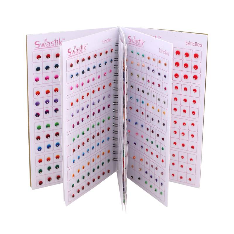Assorted color bindi book for women & girls- total pieces- 960