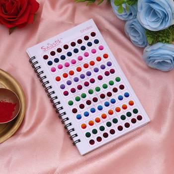 Assorted color duble shade bindi book for women & girls- total pieces- 960 2