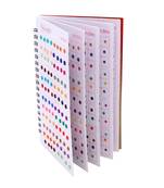 Assorted color plain mini bindi book for women & girls- total pieces- 576
