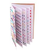 Assorted color plain small bindi book for women & girls- total pieces- 576