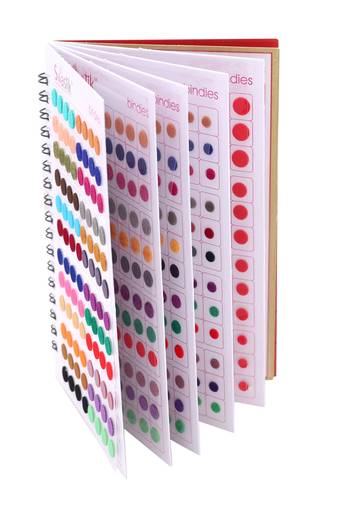 Assorted color bindi book for women & girls- total pieces- 576