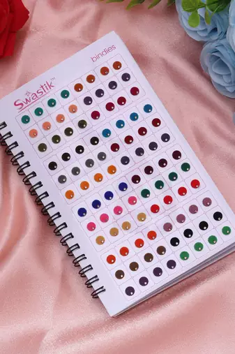 Assorted color bindi book for women & girls- total pieces- 576
