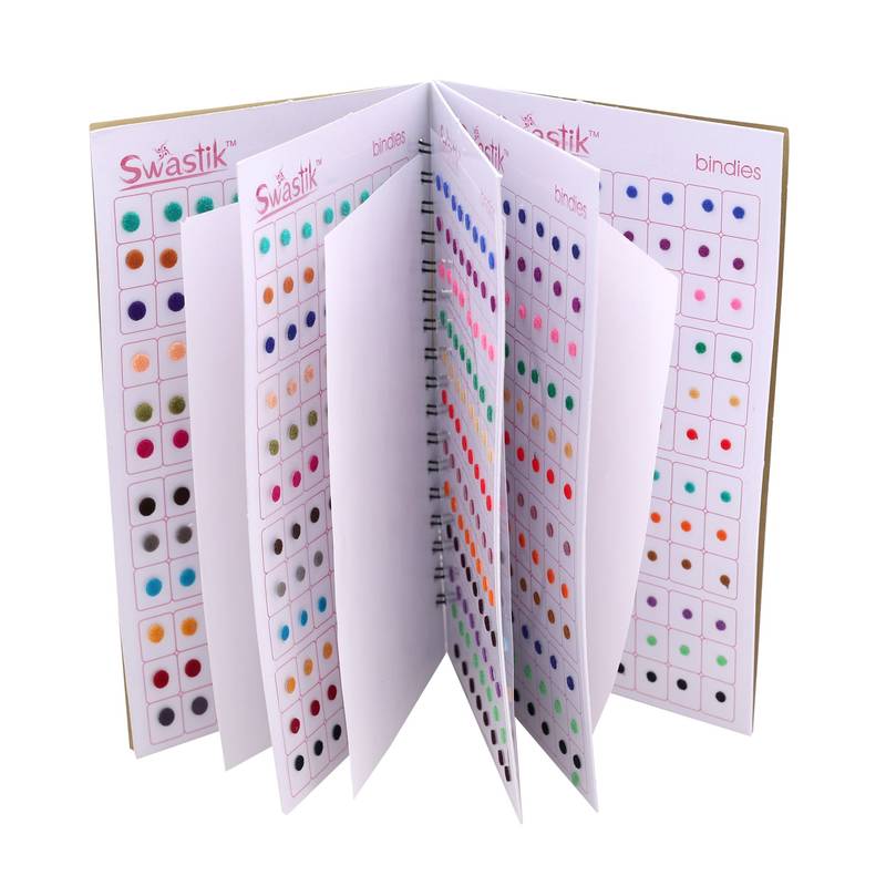 Assorted color bindi book for women & girls- total pieces- 960