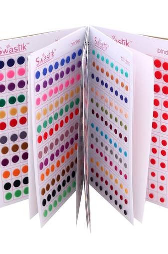 Assorted color bindi book for women & girls- total pieces- 960
