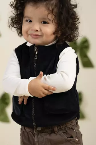 Blue corduroy jacket