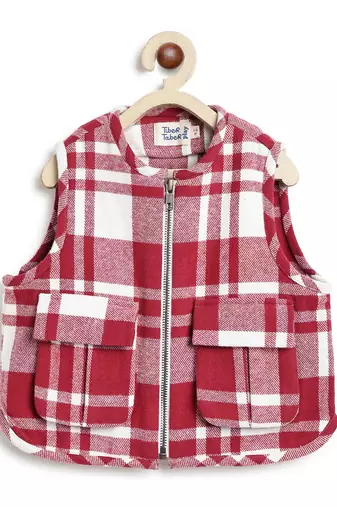 Red cotton jacket