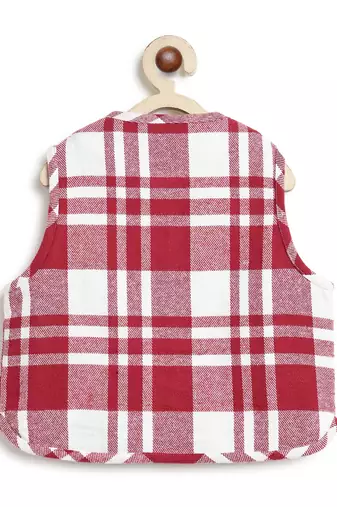 Red cotton jacket