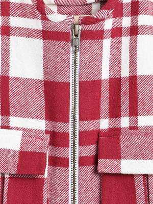 Red cotton jacket 4