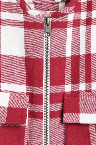 Red cotton jacket