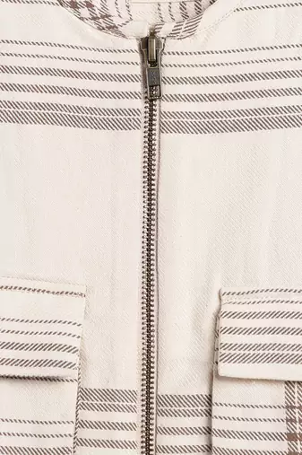 Beige cotton jacket