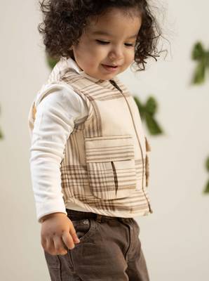 Beige cotton jacket 5