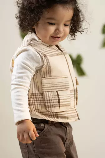 Beige cotton jacket