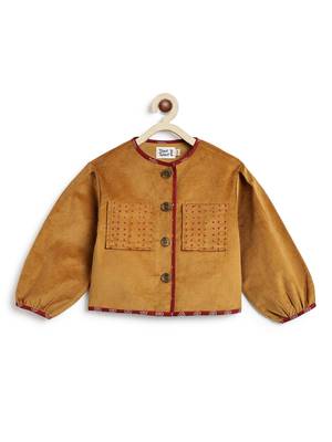 Yellow corduroy jacket 2