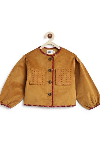 Yellow corduroy jacket