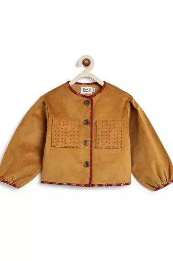 Yellow corduroy jacket