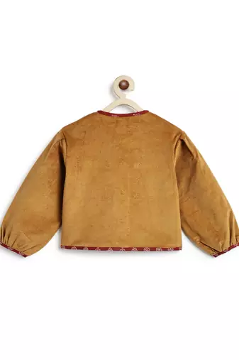 Yellow corduroy jacket