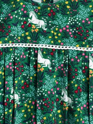 Green printed cotton co ord set 4