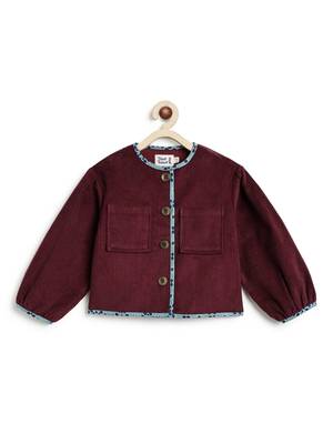 Maroon corduroy jacket 2