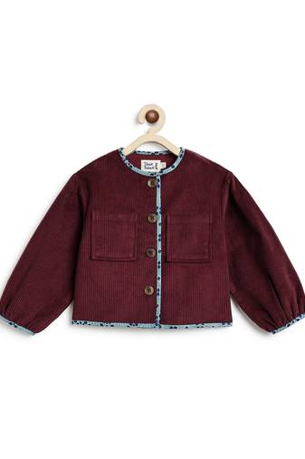 Maroon corduroy jacket