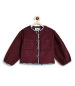 Maroon corduroy jacket