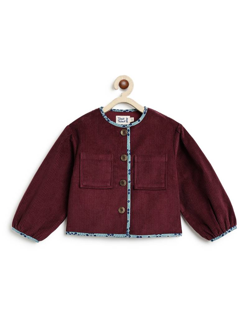 Maroon corduroy jacket