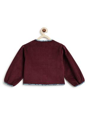 Maroon corduroy jacket 3