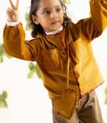 Yellow corduroy jacket