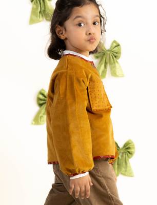 Yellow corduroy jacket 5