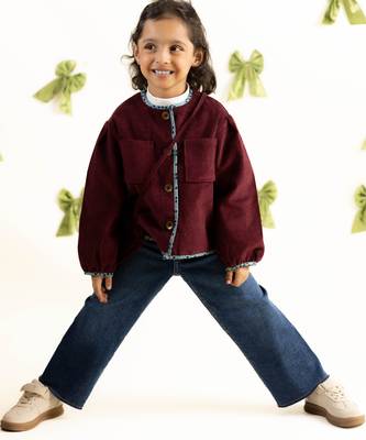 Maroon corduroy jacket 1