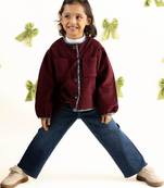 Maroon corduroy jacket