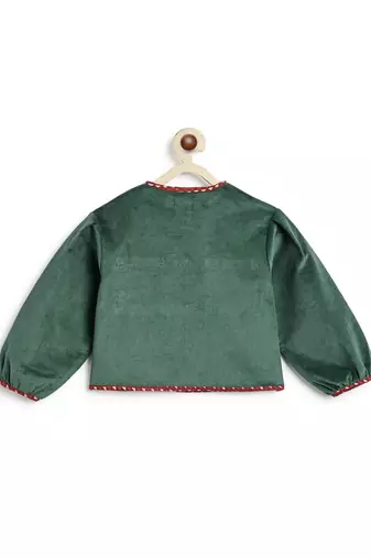 Green corduroy jacket