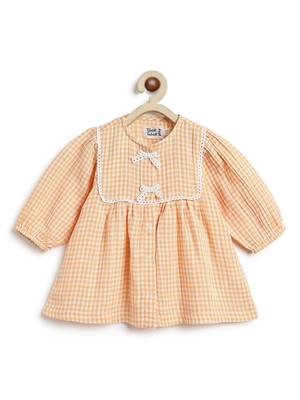 Orange cotton co ord set 2