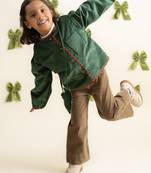 Green corduroy jacket