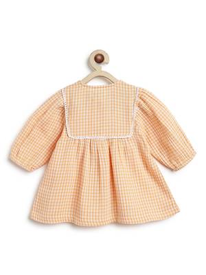 Orange cotton co ord set 3