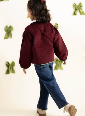 Maroon corduroy jacket 5