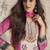 Pink crerpe silk mirror work designer plazzo suit