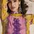 Yellow crerpe silk mirror work designer plazzo suit