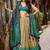 green digital printed silk lehenga set choli with dupatta