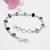 Garnet, multi-stone bracelet , 925 sterling silver