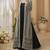 chinon silk embroidered Anarkali with jacket 