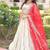 Sparkling Off-White Embroidered Silk Wedding Wear Lehenga Choli