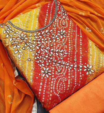 multicolor cotton hand embroidery dress material 3